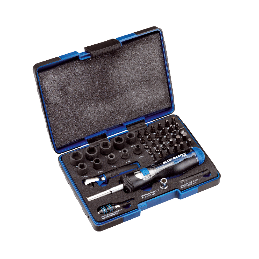 EPT45 | ESTUCHE BLUE-MASTER PUNTAS ATORNILLAR 45 PIEZAS. EPT45