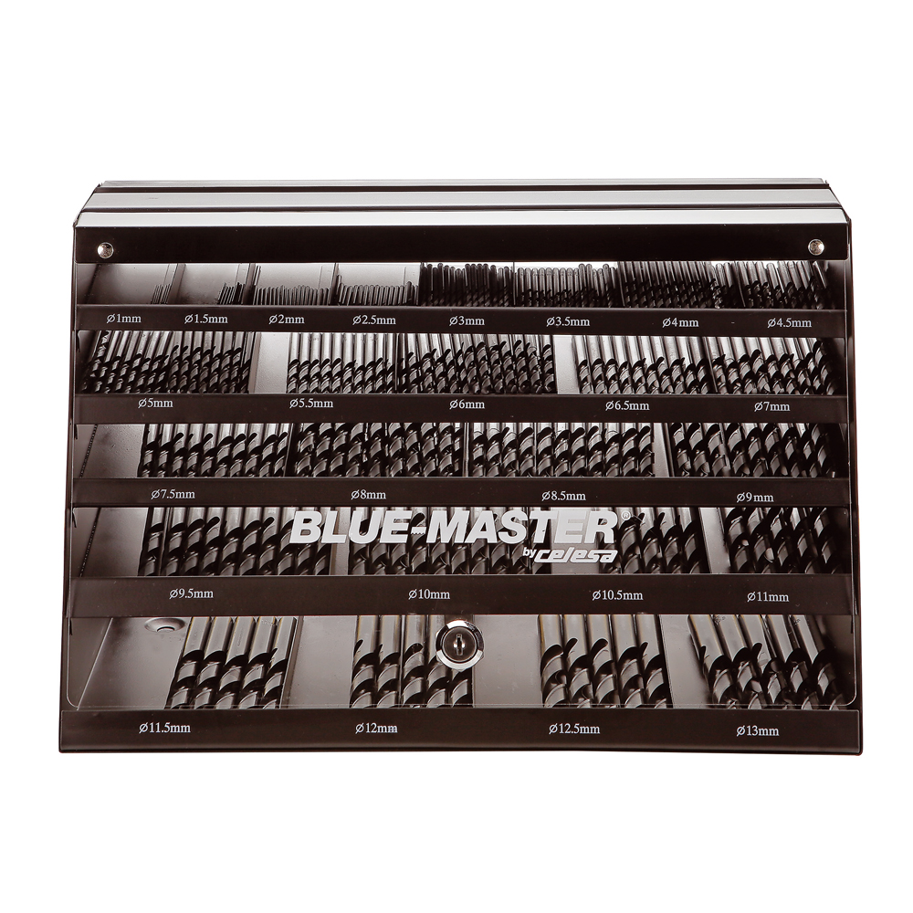 EXPBROCASTK02 | EXPOSITOR BLUE-MASTER  BROCAS DIN338 HSS STEP Ø1-13x0,5 TK02