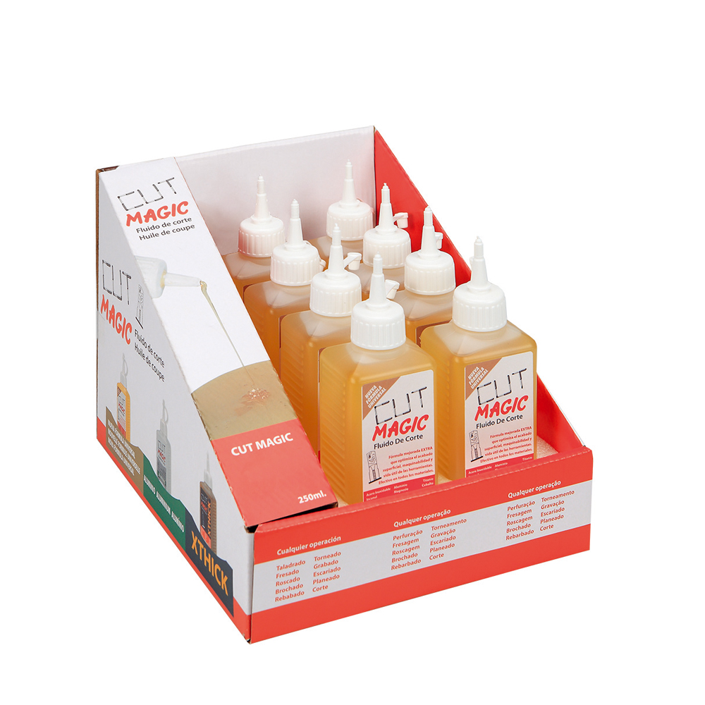 EXP-AC00250 | EXPOSITOR BLUE-MASTER  SOBREMESA AC 250ML 8 PIEZAS