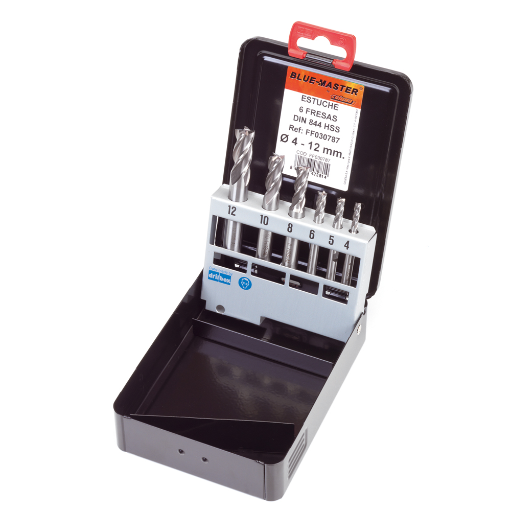 FF030787 | ESTUCHE BLUE-MASTER 6 FRESA DIN 844 HSS Ø 4-12