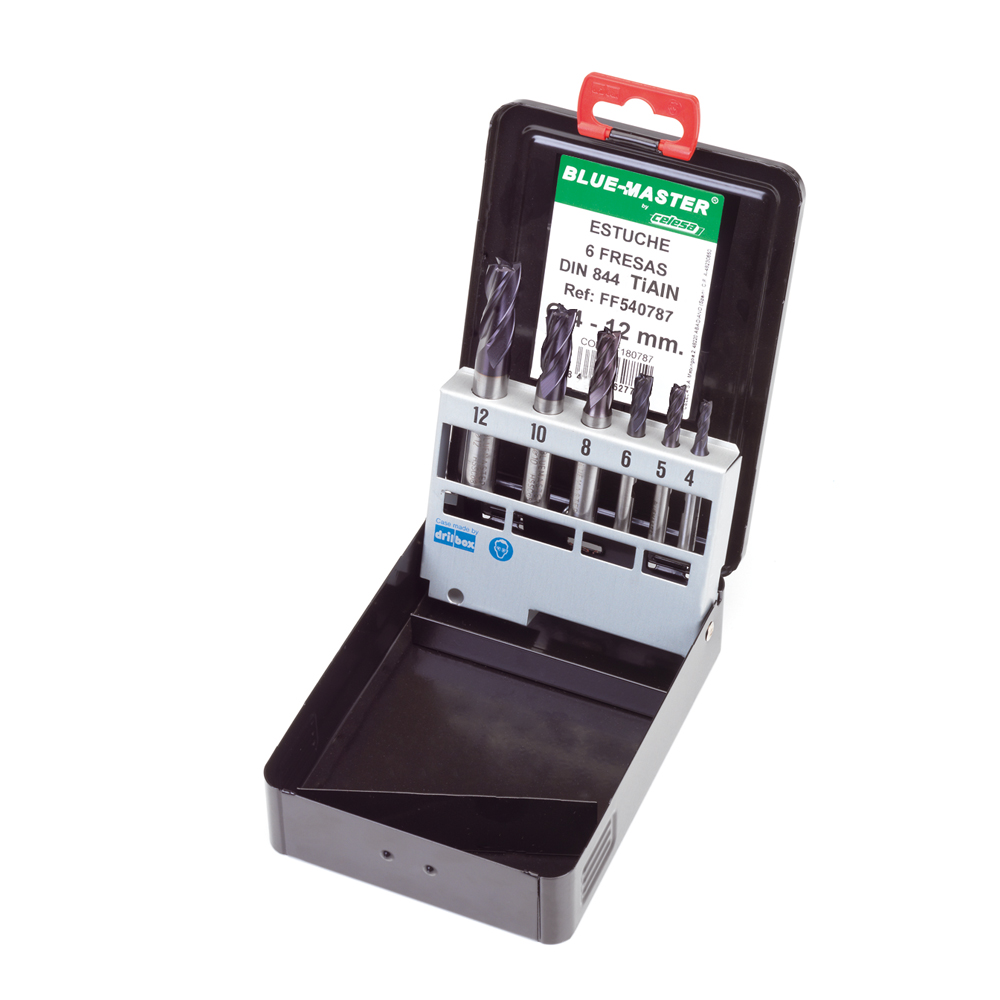 FF540787 | ESTUCHE BLUE-MASTER 6 FRESA DIN 844 B TIALN Ø 4-12