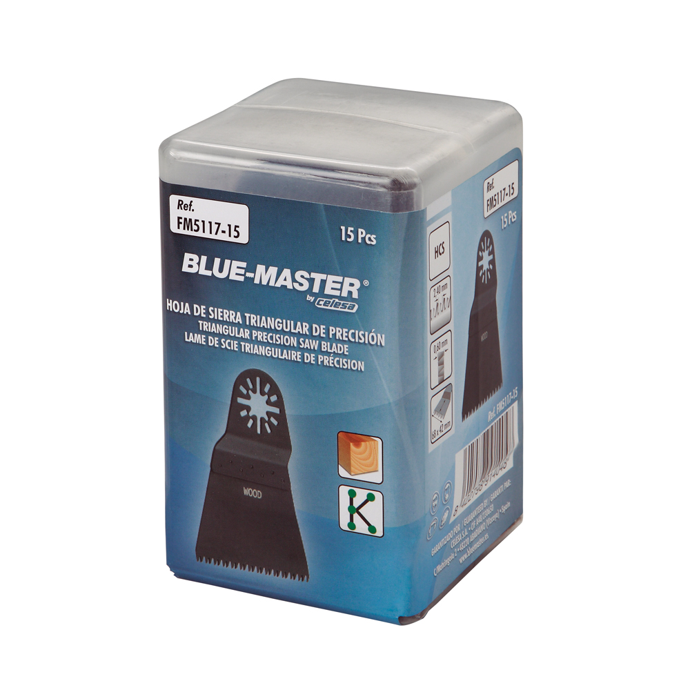 FM5117-15 | CUCHILLA BLUE-MASTER HCS TRIANG UNIV 68X42 15PCS