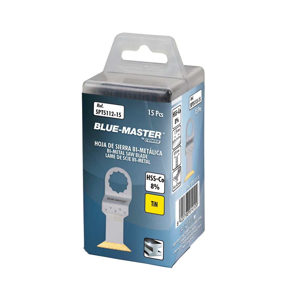 FMT5112-15 | CUCHILLA BLUE-MASTER HSS-Co8% UNIV 44X42 TIN 15 UNID