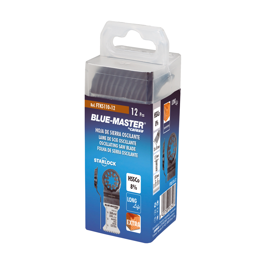 FTK5110-12 | CUCHILLA BLUE-MASTER STAR BIM DO DENTADO JAPONES  35X50 12PC