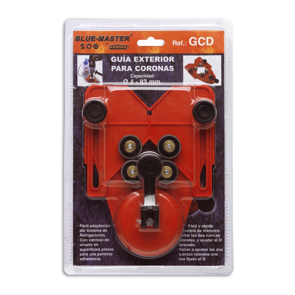 GCD | GUIA BLUE-MASTER CORONAS DE Ø 4 A 83 MM