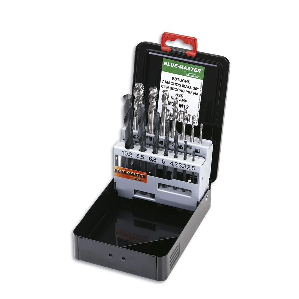 JM4 | MACHOS MAQUINA BLUE-MASTER HÉLICE 35º M3-M12 REF.JM4