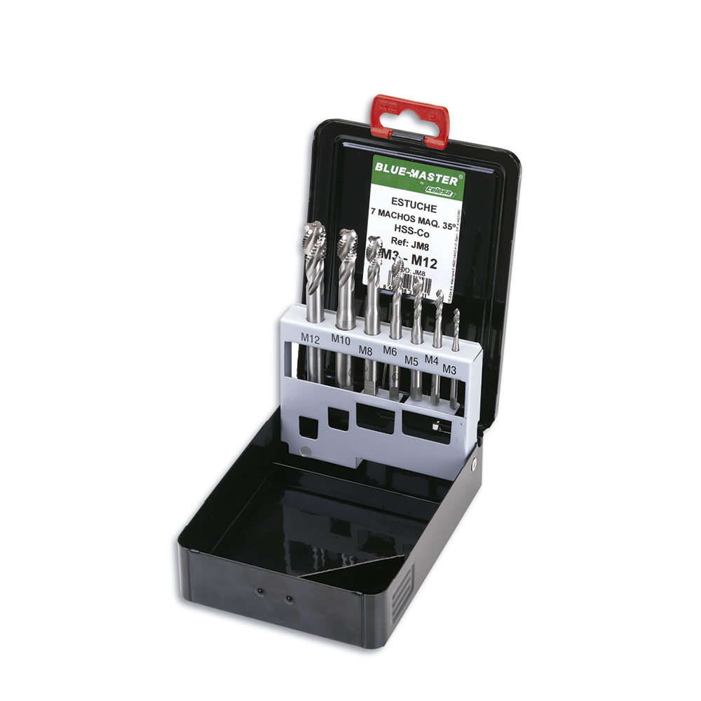 JM8 | 7 MACHOS MAQUINA BLUE-MASTER HÉLICE 35ºM3-4-6-8-10-12