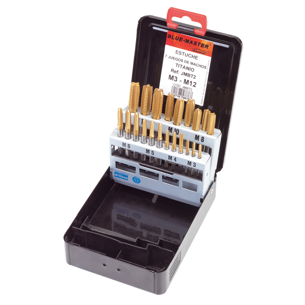 JMBT2 | 7 JUEGO BLUE-MASTER MACHOS TIN 3 PCS.M3- M12 RF.JMBT2