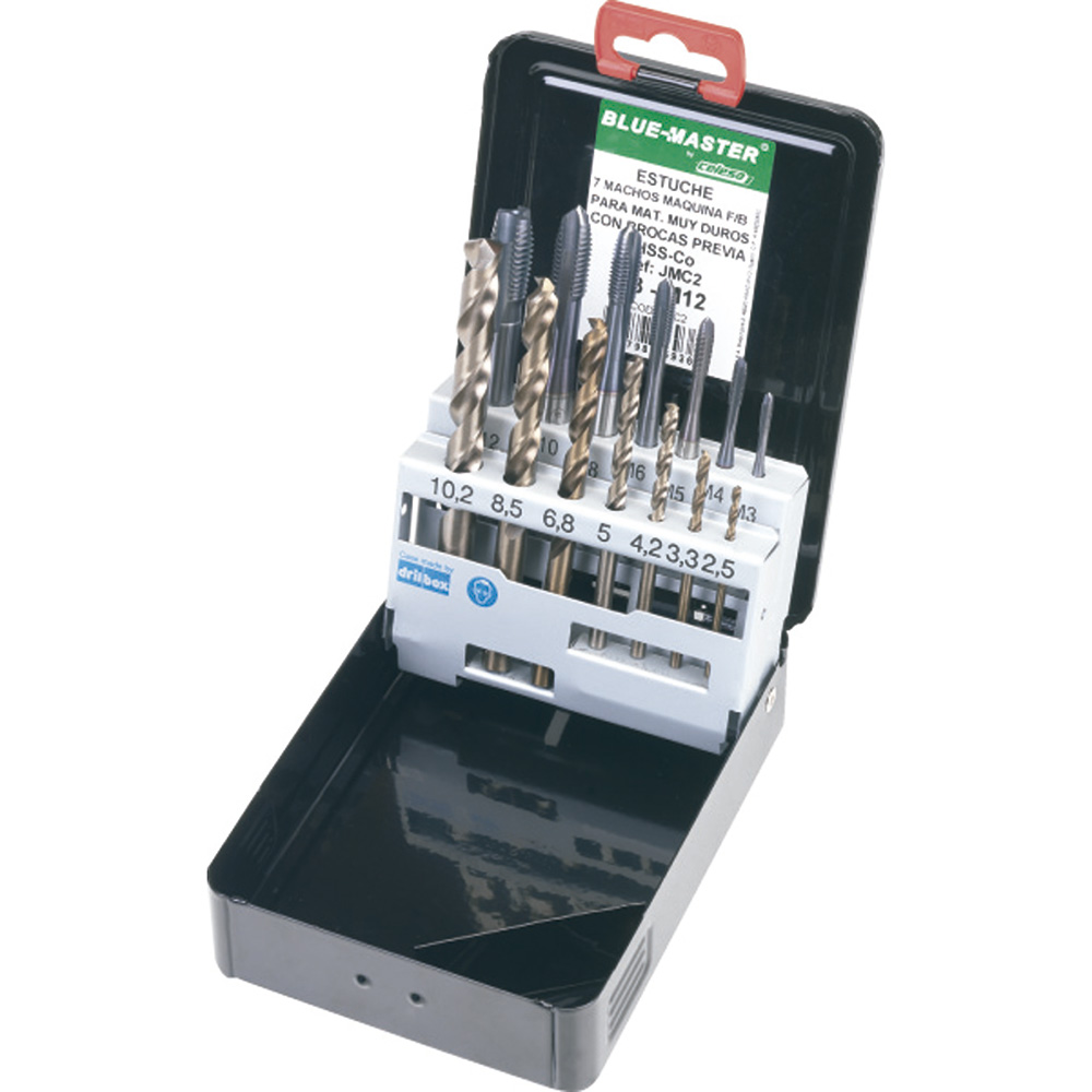 JMC2 | ESTUCHE BLUE-MASTER MACHOS MÁQUINA FORMA B TICN M3-12+BR.PREVIA