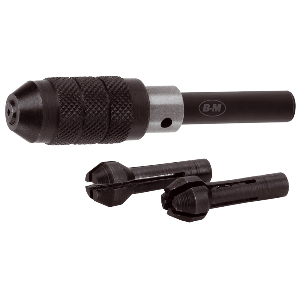 P28 | JUEGO MINI PORTABROCAS BLUE-MASTER TALADRO 3 PINS