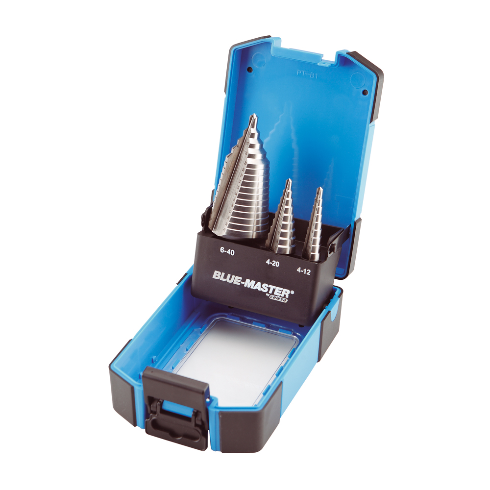 PAV40BM2313 | ESTUCHE BLUE-MASTER PLASTICO 3 BROCAS AVELLANADORAS AV40BM2313