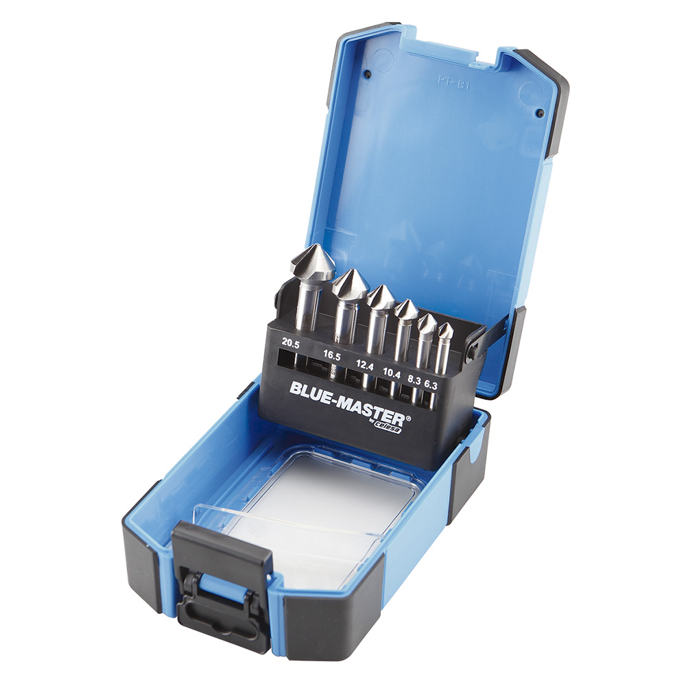 PAV7CM2 | ESTUCHE BLUE-MASTER  PLAS AVELL.90º HSS-CO Ø6,30-20,50