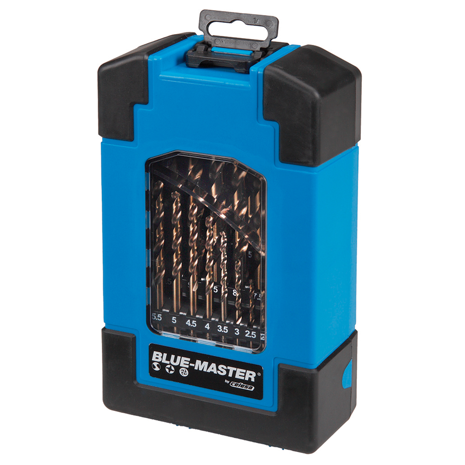 PC6011 | ESTUCHE BLUE-MASTER AZUL BROCA 25PCS HSS-Co DIN338 Ø1-13X0,5MM