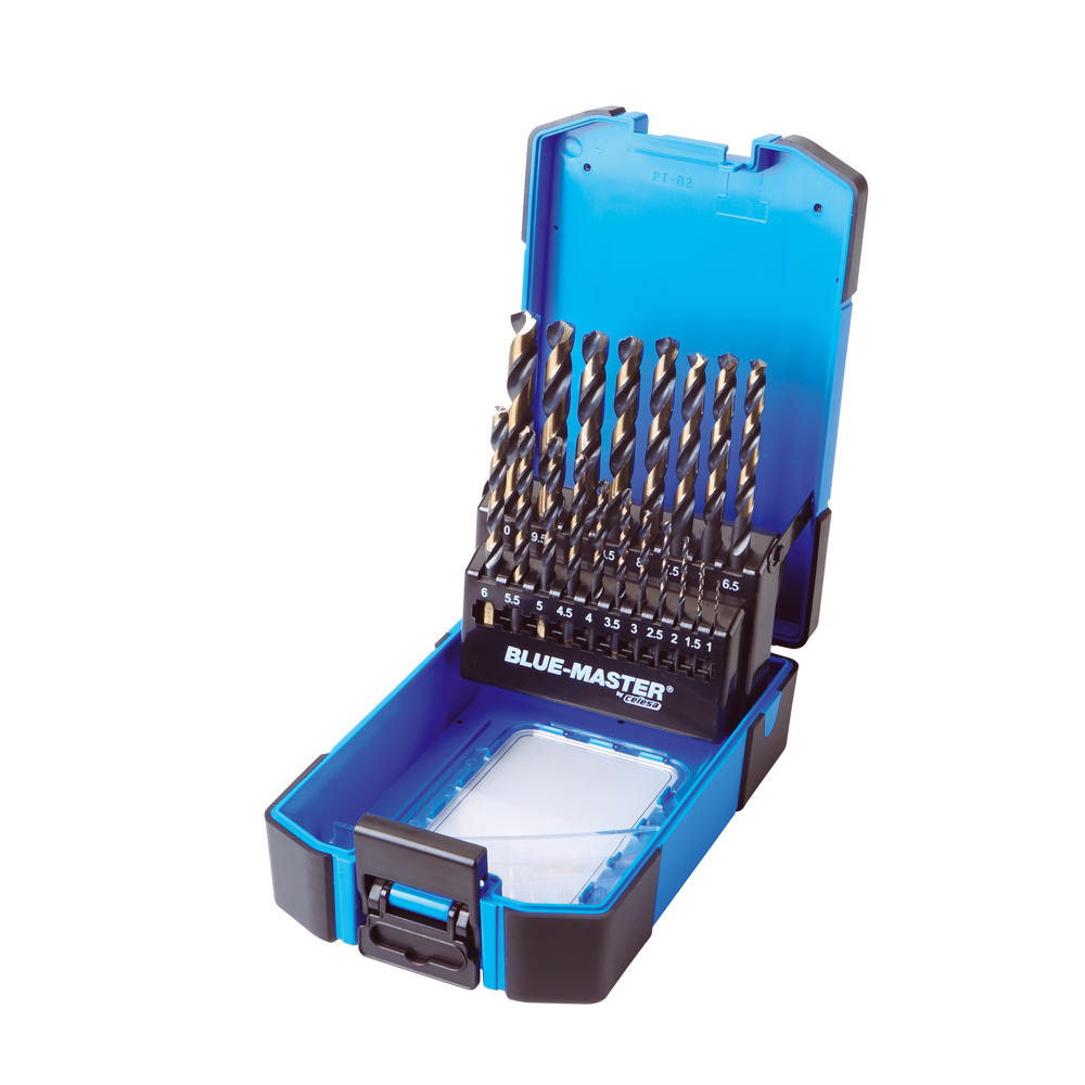 PC9510 | ESTUCHE BLUE-MASTER BROCAS PLASITICO HSSCo ANTISLIP INOX
