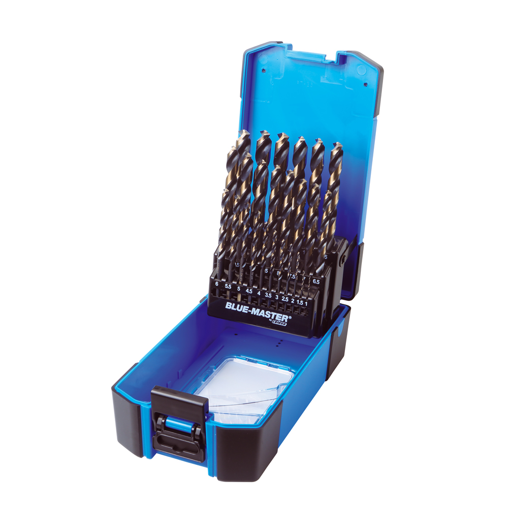PC9511 | ESTUCHE BLUE-MASTER BROCAS PLASTICO HSSCo ANTISLIP INOX