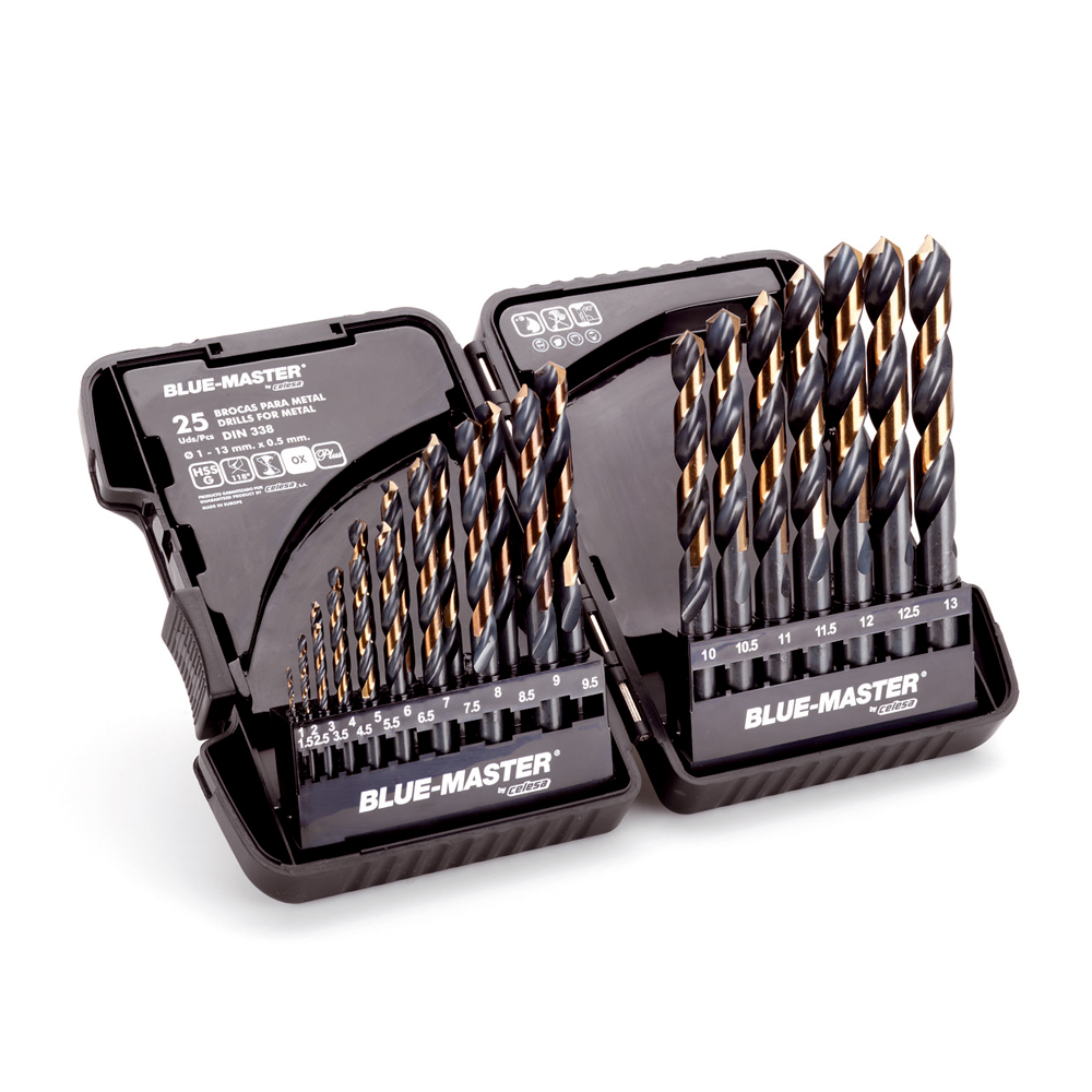 PP011 | ESTUCHE PLÁSTICO BLUE-MASTER  BROCA S/PLUS Ø 1-13X0,50 MM