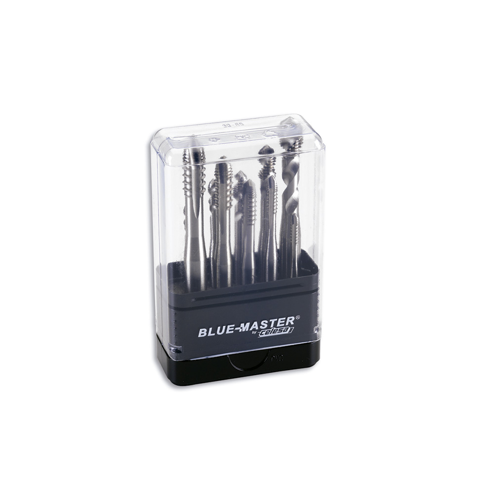 PT06 | 10 MACHO MÁQUINA BLUE-MASTER REF. 2 y 4 -M4-M10 ALUMINIO