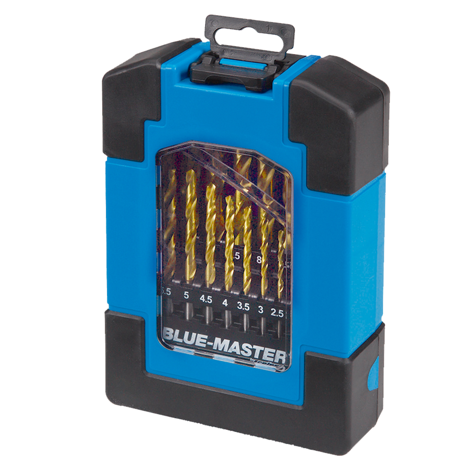 PT6010 | ESTUCHE BLUE-MASTER AZUL BROCA 19PCS TiN DIN338 Ø1-10X0,5MM