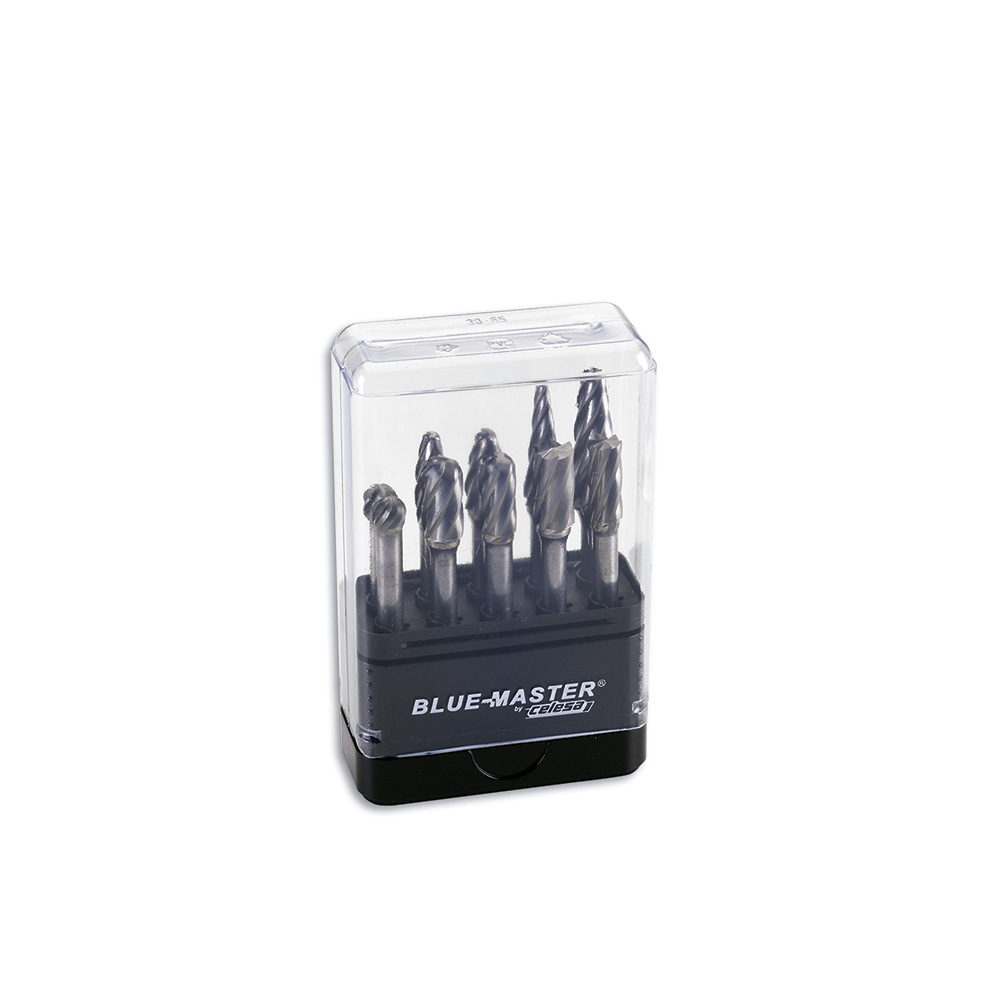 PTFR33 | JUEGO BLUE-MASTER 10 FRESAS ROTATIVAS REF. PTFR33