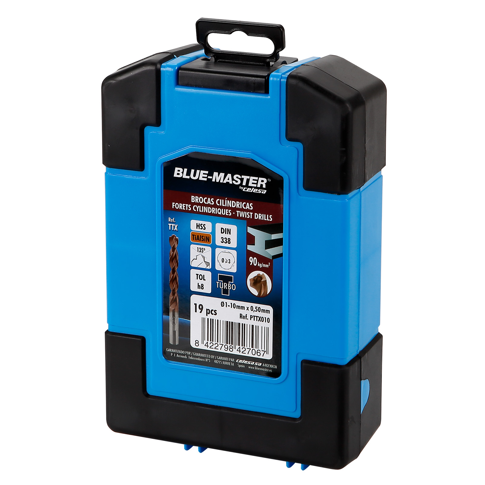 PTTX010 | ESTUCHE BLUE-MASTER BROCAS HSS-TIALSN TTURBO