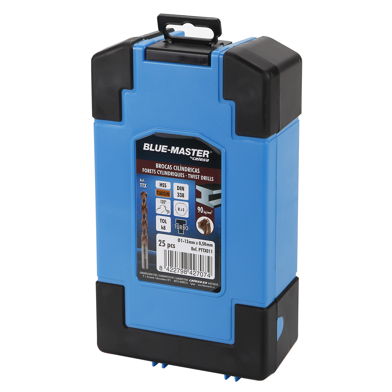 PTTX011 | ESTUCHE BLUE-MASTER BROCAS HSS-TIALSN TTURBO