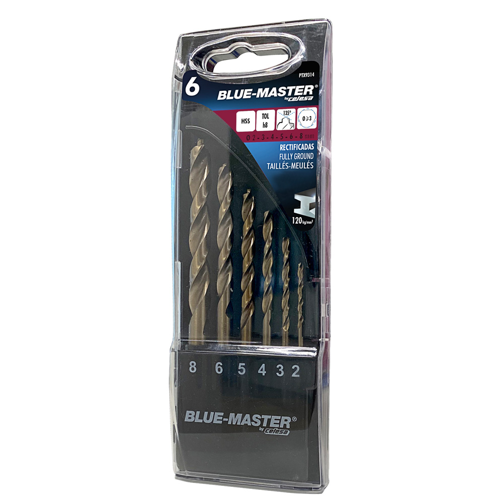 PTTX9314 | ESTUCHE BLUE-MASTERBROCAS HSS+TIALSN TTURBO