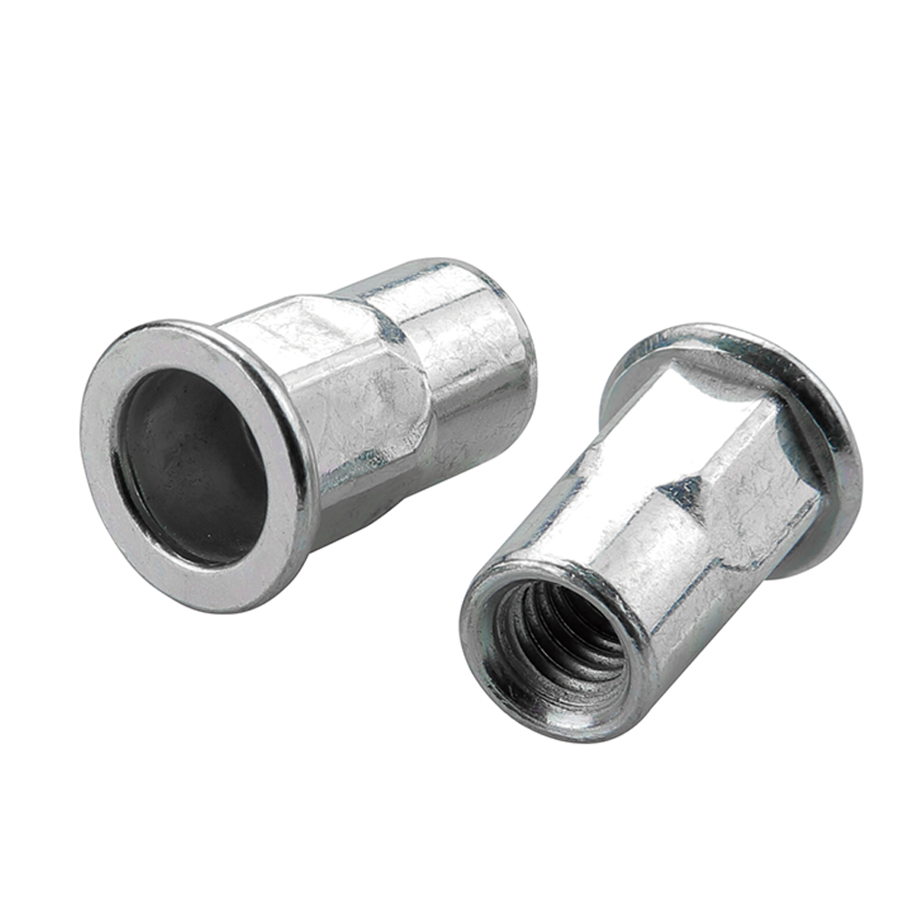 3856-M | TUERCA RIVETSERT SEMI-HEXAGONAL HCS CABEZA PLANA