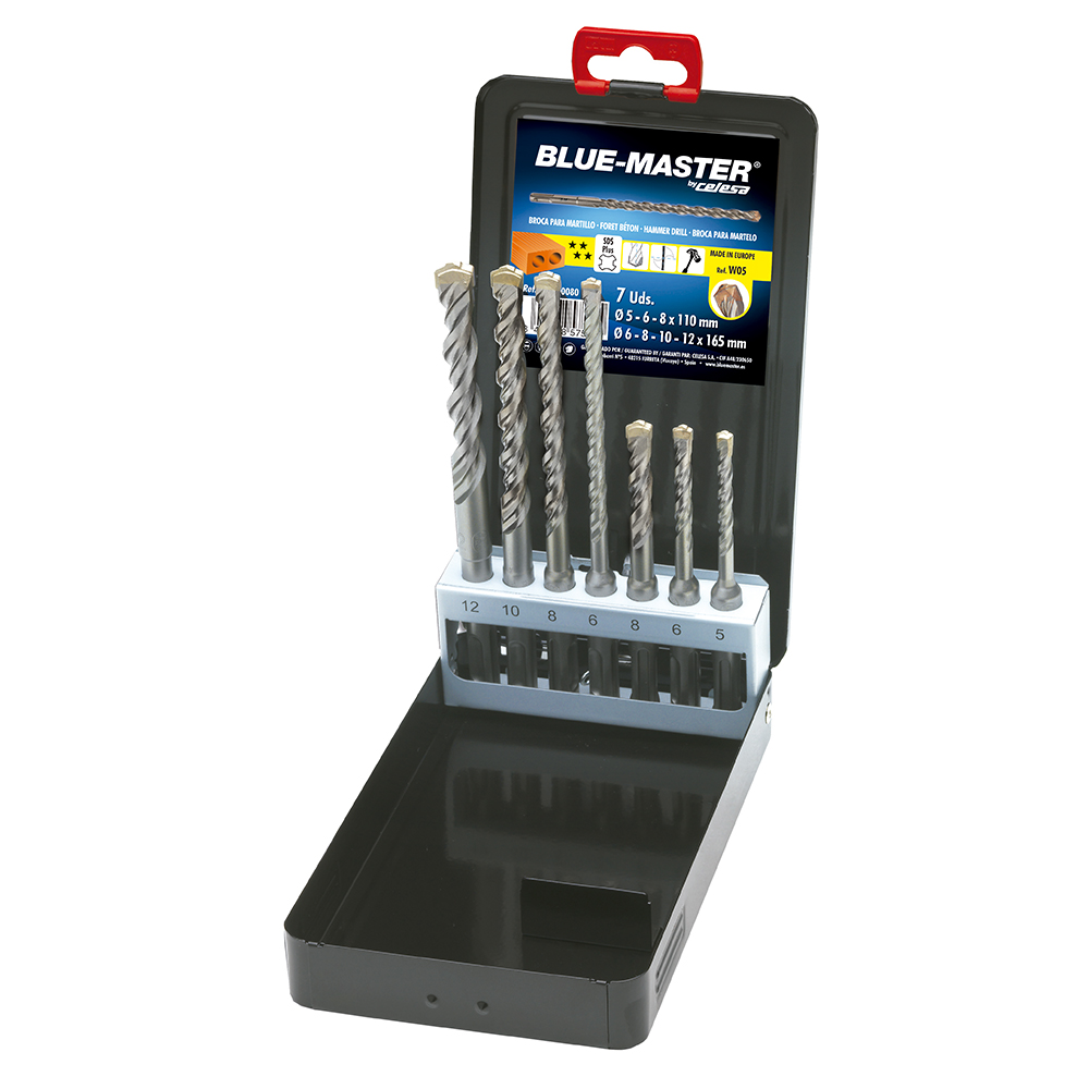 W05D0080 | ESTUCHES BLUE-MASTER MET.BROCA SDS-PLUS D0080