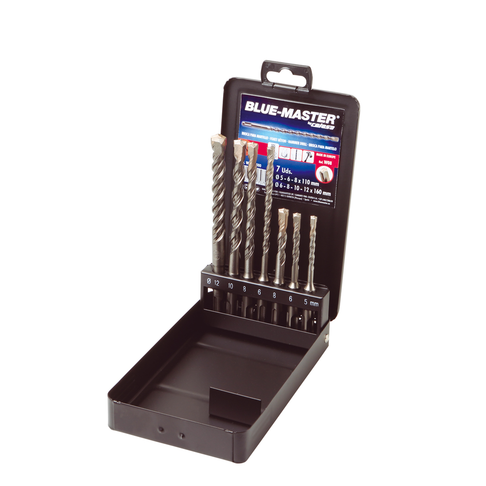 W08D0080 | ESTUCHE BLUE-MASTER W08 7BR Ø5-6-8X110 Ø6-8-10-12X160MM