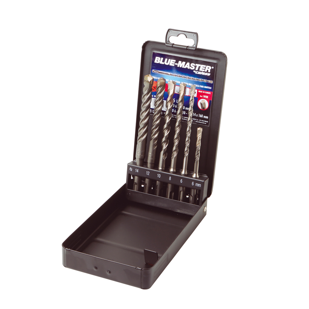 W08D0708 | ESTUCHE BLUE-MASTER  W08 6 BR Ø6X110 Ø6-8-10-12-14X160MM