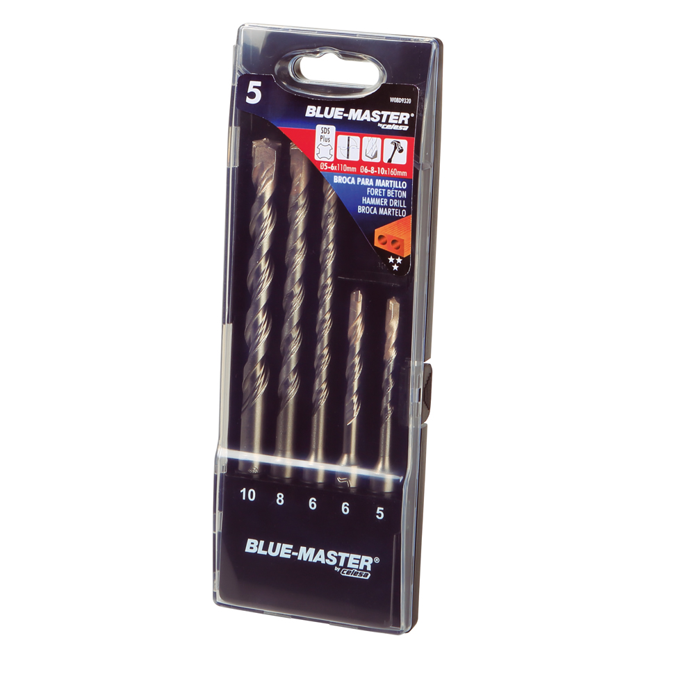 W08D9320 | ESTUCHE BLUE-MASTER W08 6 BR Ø5-6X110 Ø6-8-10X160MM