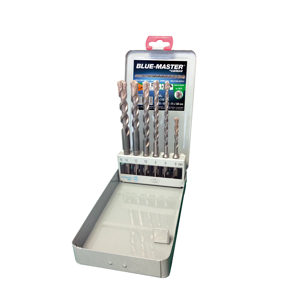 W55D0708 | ESTUCHE BLUE-MASTER W55 6 BR Ø6X110 Ø6-8-10-12-14X160M