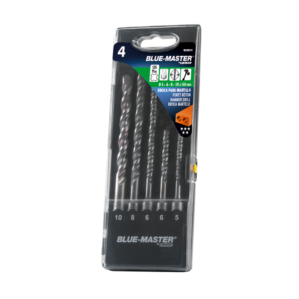 W55D9319 | ESTUCHE BLUE-MASTER E55 4BR. Ø5-6-8-10X160MM