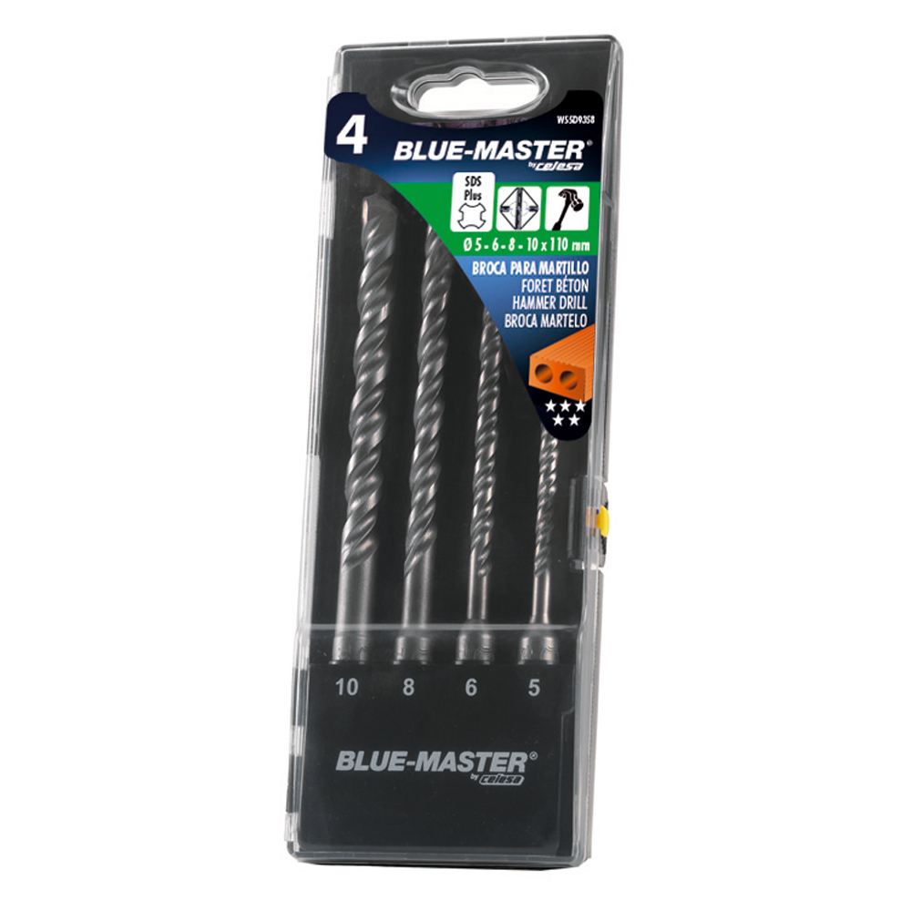 W55D9358 | ESTUCHE BLUE-MASTER W55 4 BR. Ø5-6-8-10X110MM