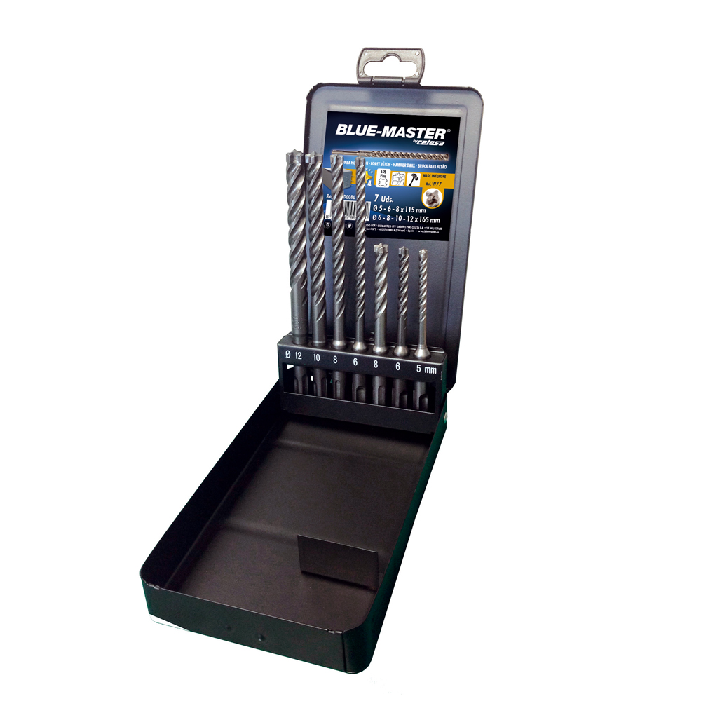 W77D0080 | ESTUCHE BLUE-MASTER W77 7 BR Ø5-6-8X110 Ø6-8-10-12X160M