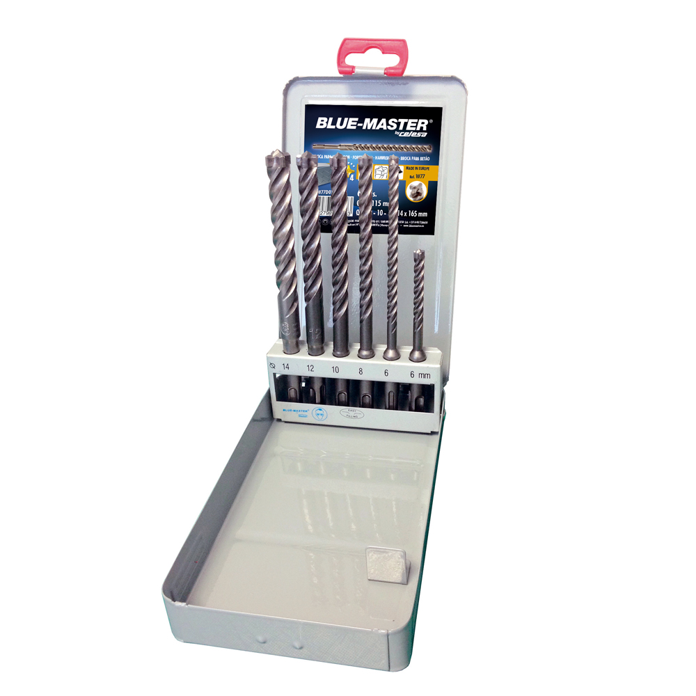 W77D0708 | ESTUCHE BLUE-MASTER  W77 6 BR Ø6X110 Ø6-8-10-12-14X160MM
