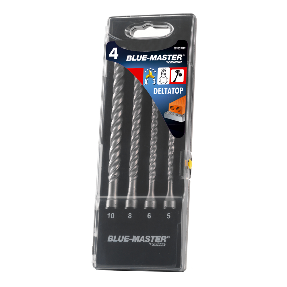 W88D9319 | ESTUCHE BLUE-MASTER BROCAS  SDS PLUS DELTA TOP D9319