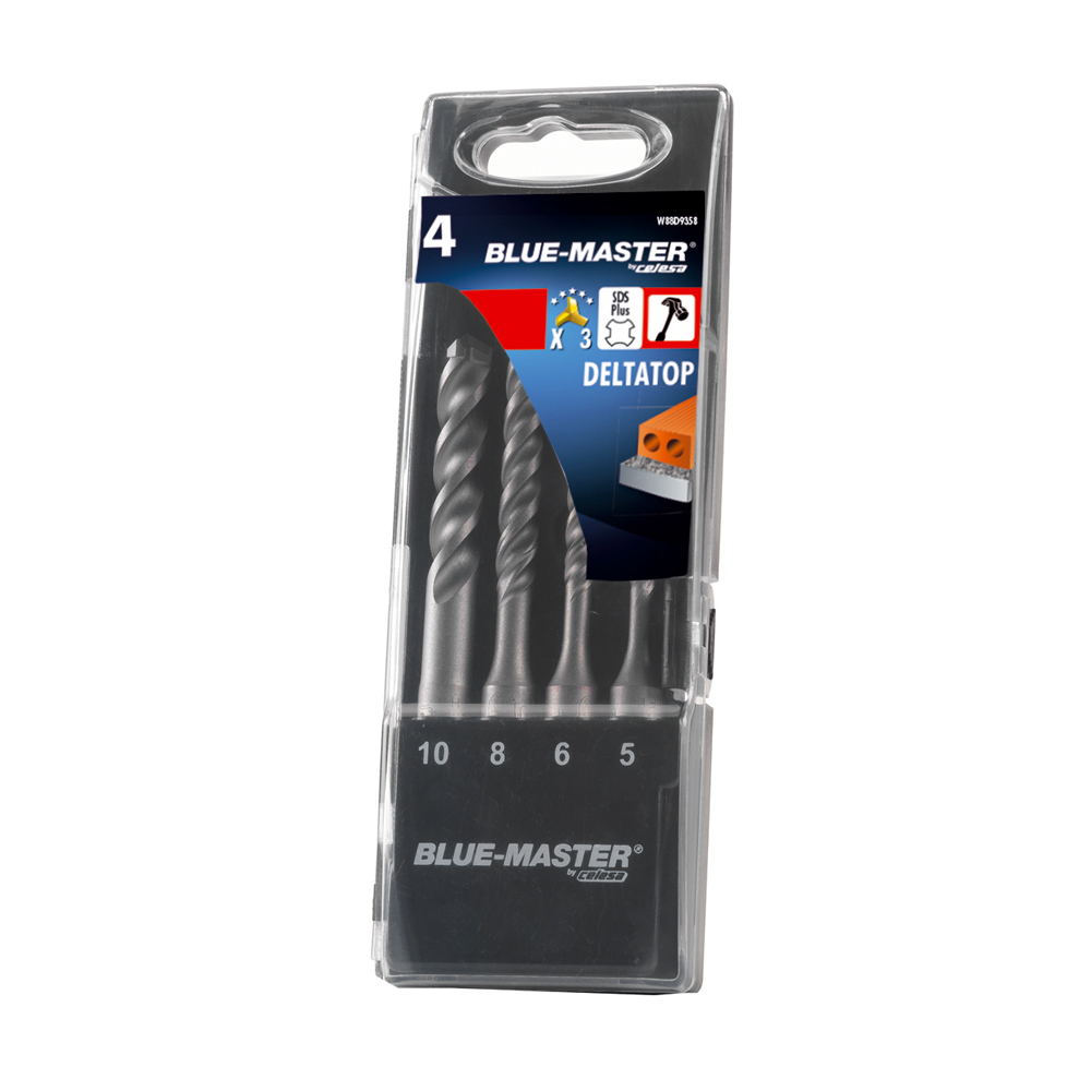 W88D9358 | ESTUCHE BLUE-MASTER BROCAS  SDS PLUS DELTA TOP D9358