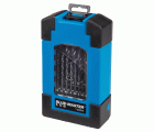 P6011 | ESTUCHE BLUE-MASTER AZUL BROCA 25PCS HSS DIN338 Ø1-13X0,5MM