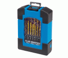 PT6010 | ESTUCHE BLUE-MASTER AZUL BROCA 19PCS TiN DIN338 Ø1-10X0,5MM