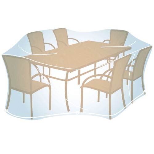 Funda cubre MESA RECTANGULAR/OVALADA - L (90 x 240 x 165 cm)
