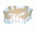 Funda cubre MESA RECTANGULAR/OVALADA - L (90 x 240 x 165 cm)