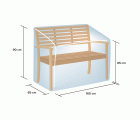 Funda cubre BANCO (165 x 65 x 90cm)