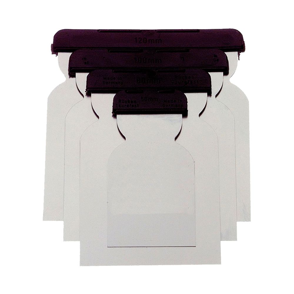 JUEGO 4 ESPÁTULAS DE ACERO INOXIDABLE