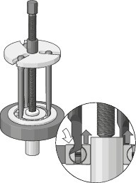 1.92/1 Extractor de rodamientos PLUS, tamaño 1