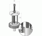 1.92/1 Extractor de rodamientos PLUS, tamaño 1