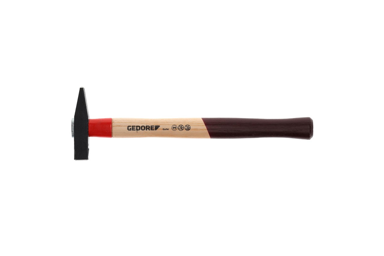 600 E-100 Martillo de herrero ROTBAND-PLUS con mango de fresno 100 g