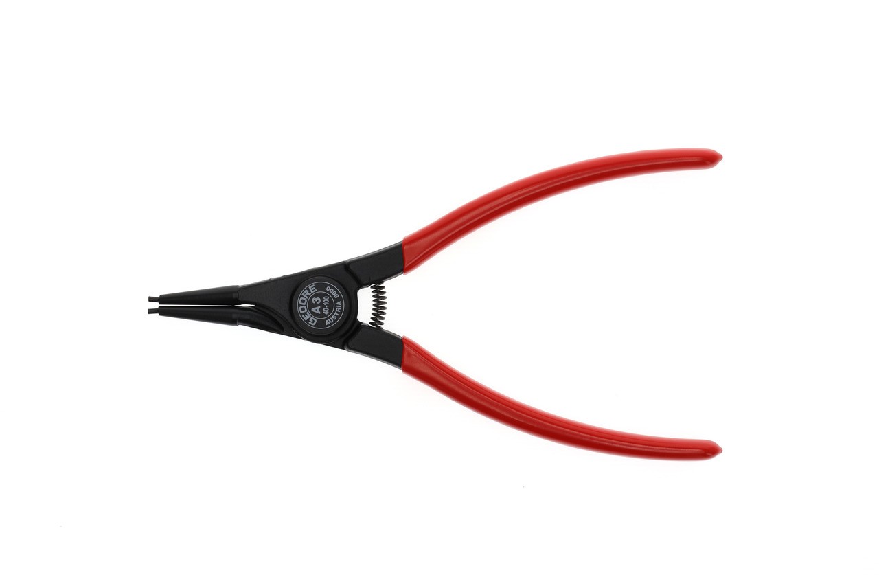 8000 A 3 Alicates de montaje para anillos de seguridad exteriores rectos 40-100mm