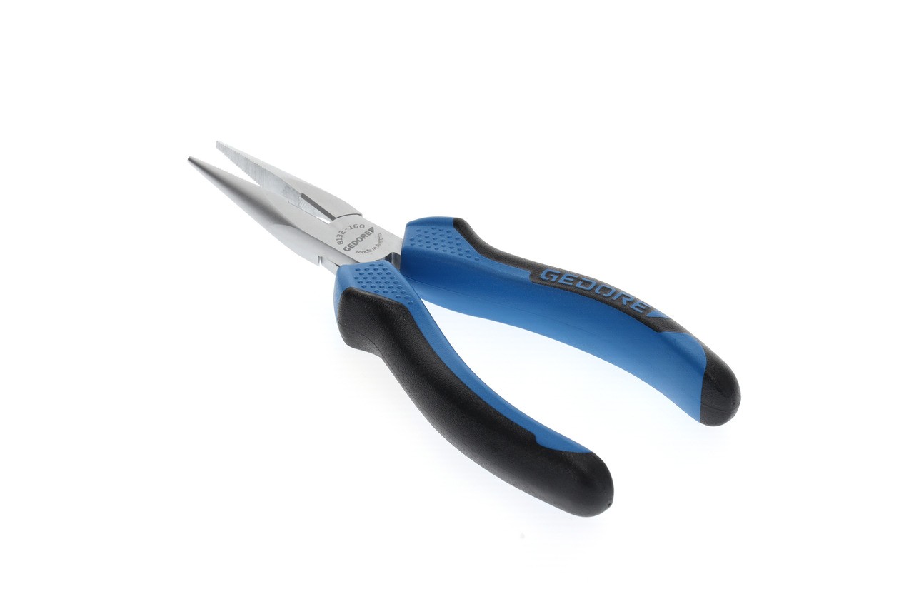 8132-160 JC Alicates de punta plana 160 mm 2K-Griff