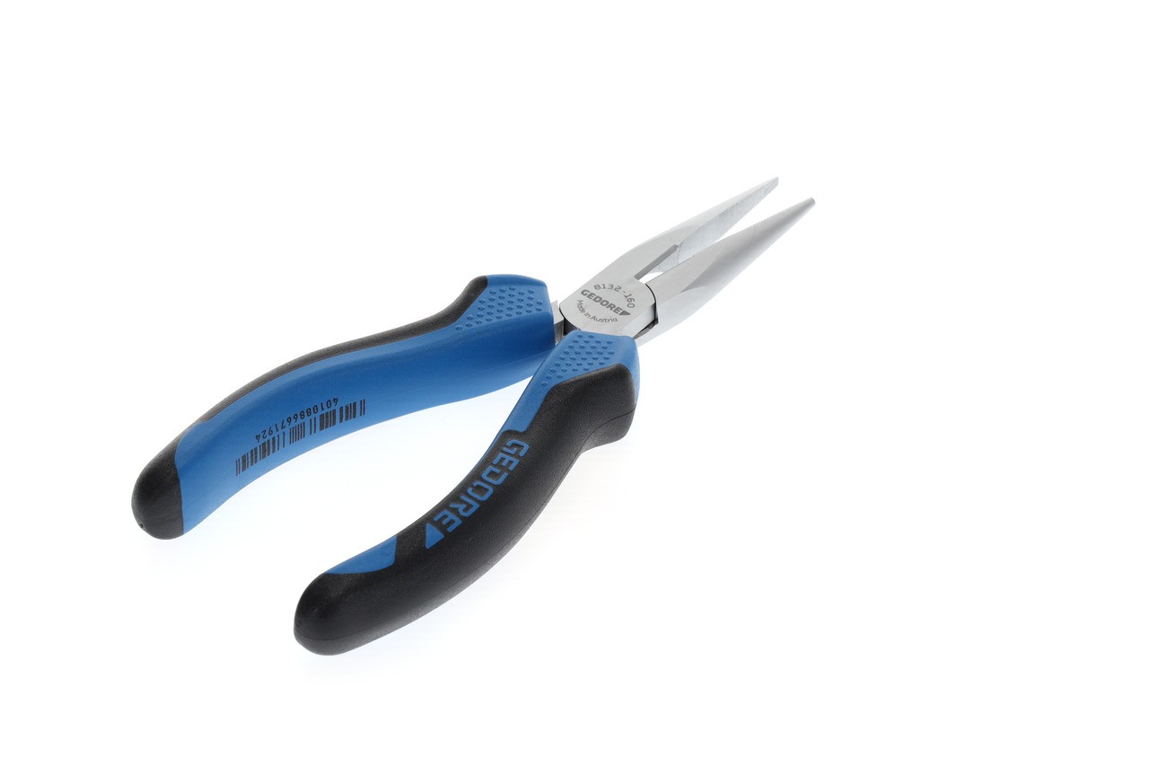 8132-160 JC Alicates de punta plana 160 mm 2K-Griff